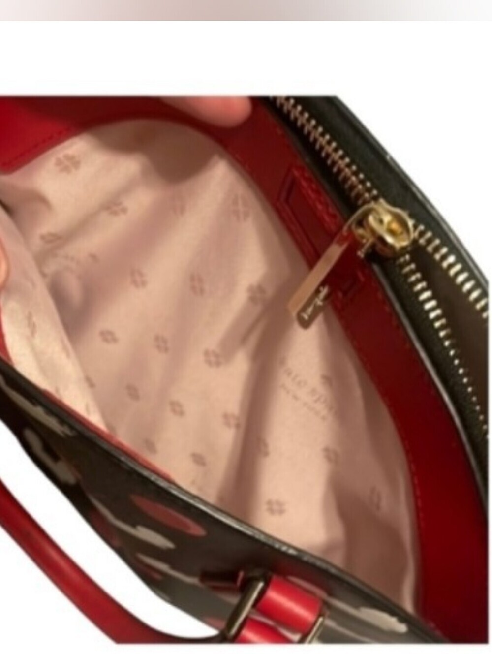 NEW LIKE Kate Spade ♠️ Disney Mickey Mouse ears Large Dome Satchel bag purse - Picture 8 of 10